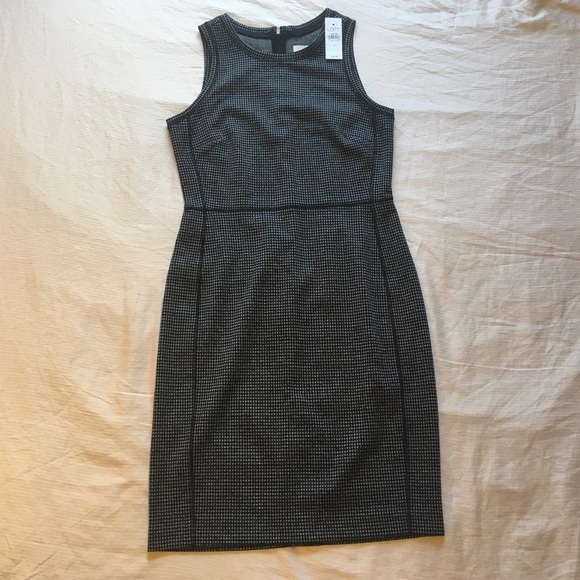 LOFT Dresses & Skirts - NWT Loft black and grey knit pencil dress